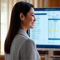 Professional Japanese language instructor teaching online with detailed course materials
